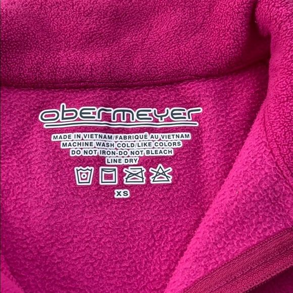 Obermeyer 3/4 zip fleece. Size xs - Picture 3 of 4